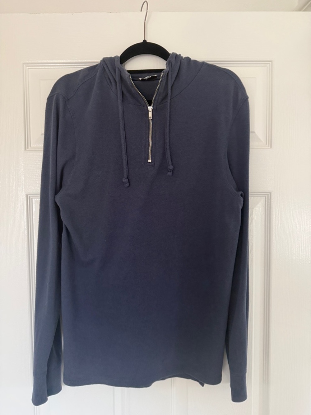 Alternative Men's Navy Half-Zip Hoodie Sweater